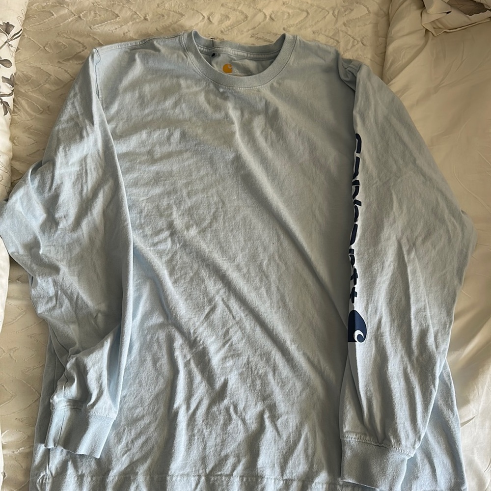 Carhartt light blue 100% cotton men’s shirt